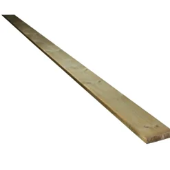 Trykimprægnerede Terrassebrædder^​ Terrassebrædder GDS glat fyr trykimprægneret 25 x 100 mm x 3,6M