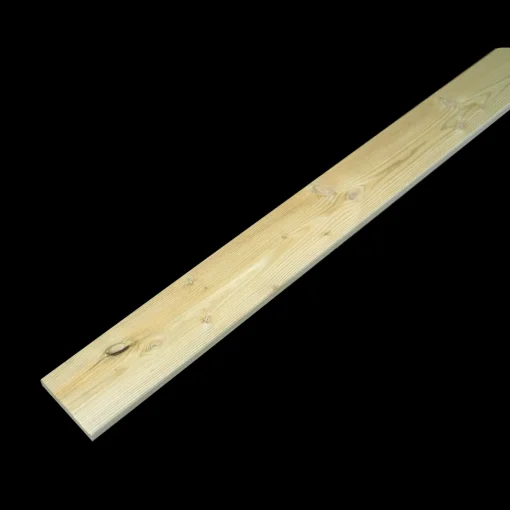 Trykimprægnerede Terrassebrædder^​ Terrassebrædder GDS glat fyr trykimprægneret 25 x 100 mm x 3,6M
