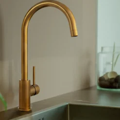 Hot Adora Imperia U-tud køkkenarmatur børstet guld