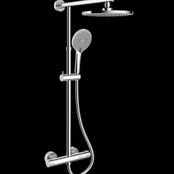 Adora Brusesæt^Infigo L-233 Topbrusesæt m/armatur krom