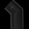 Skorstene Og Tilbehør^Aduro røgrør bøjning 235x165 mm sort 15°