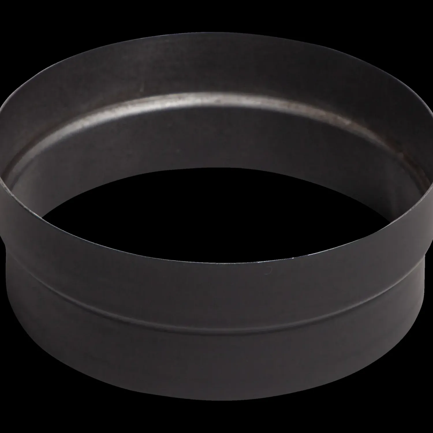 Clearance Aduro røgrør overgang Ø148/155 sort