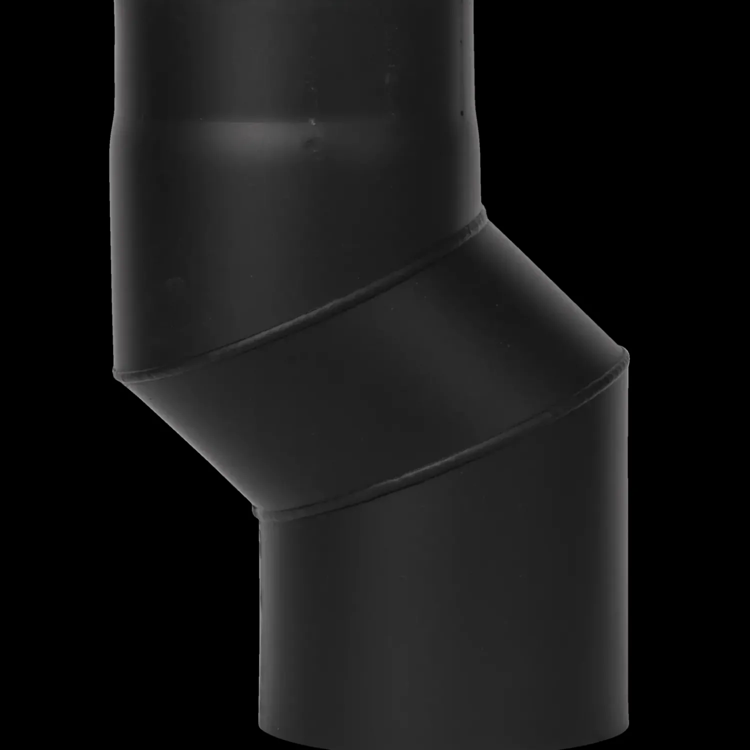 Aduro Skorstene Og Tilbehør^røgrør s-bøjning 60 mm forskydning sort