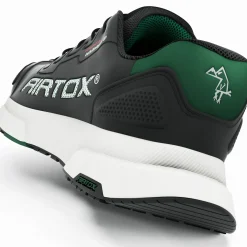 Clearance Airtox FL4 sikkerhedssko sort/militærgrønt str. 45
