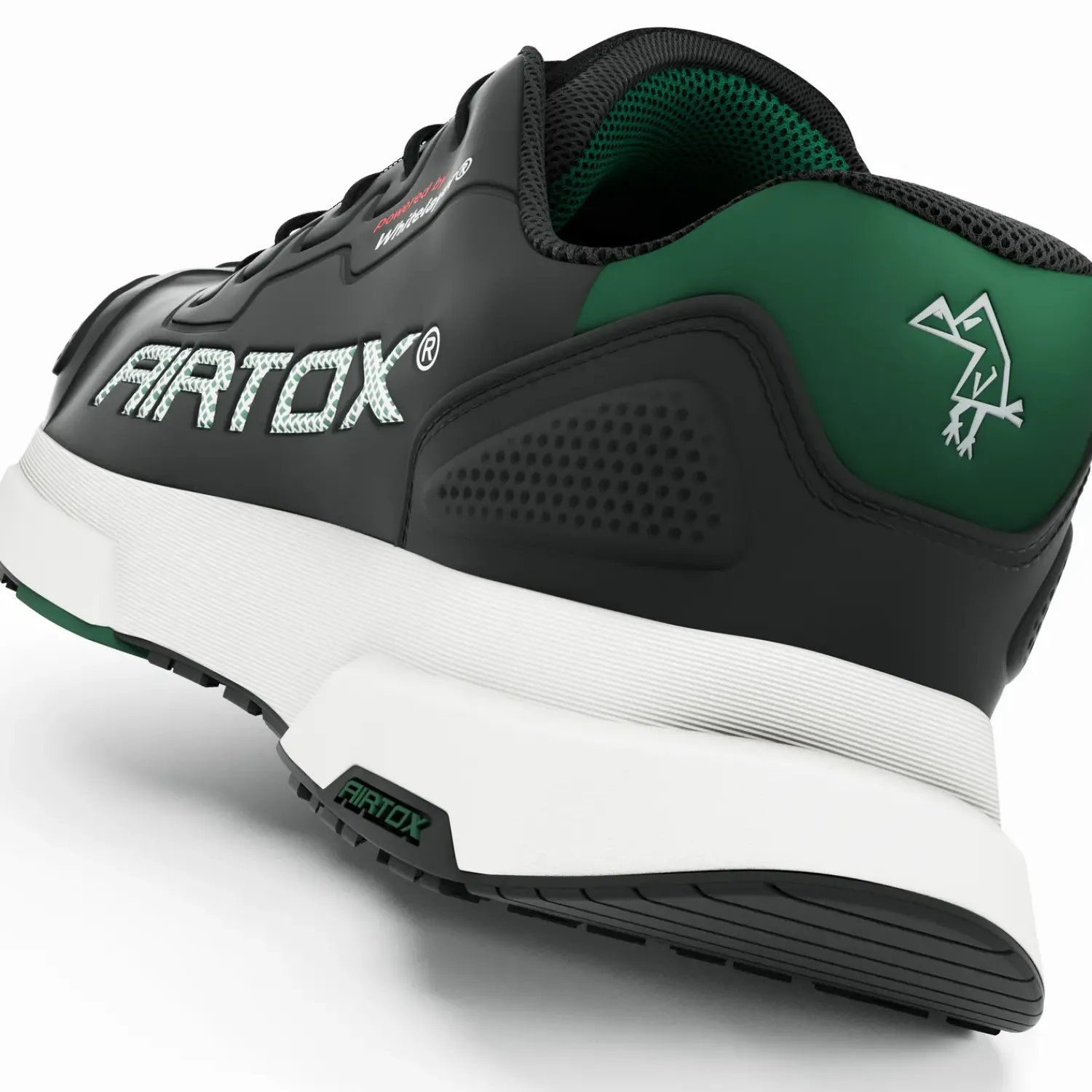 Clearance Airtox FL4 sikkerhedssko sort/militærgrønt str. 45