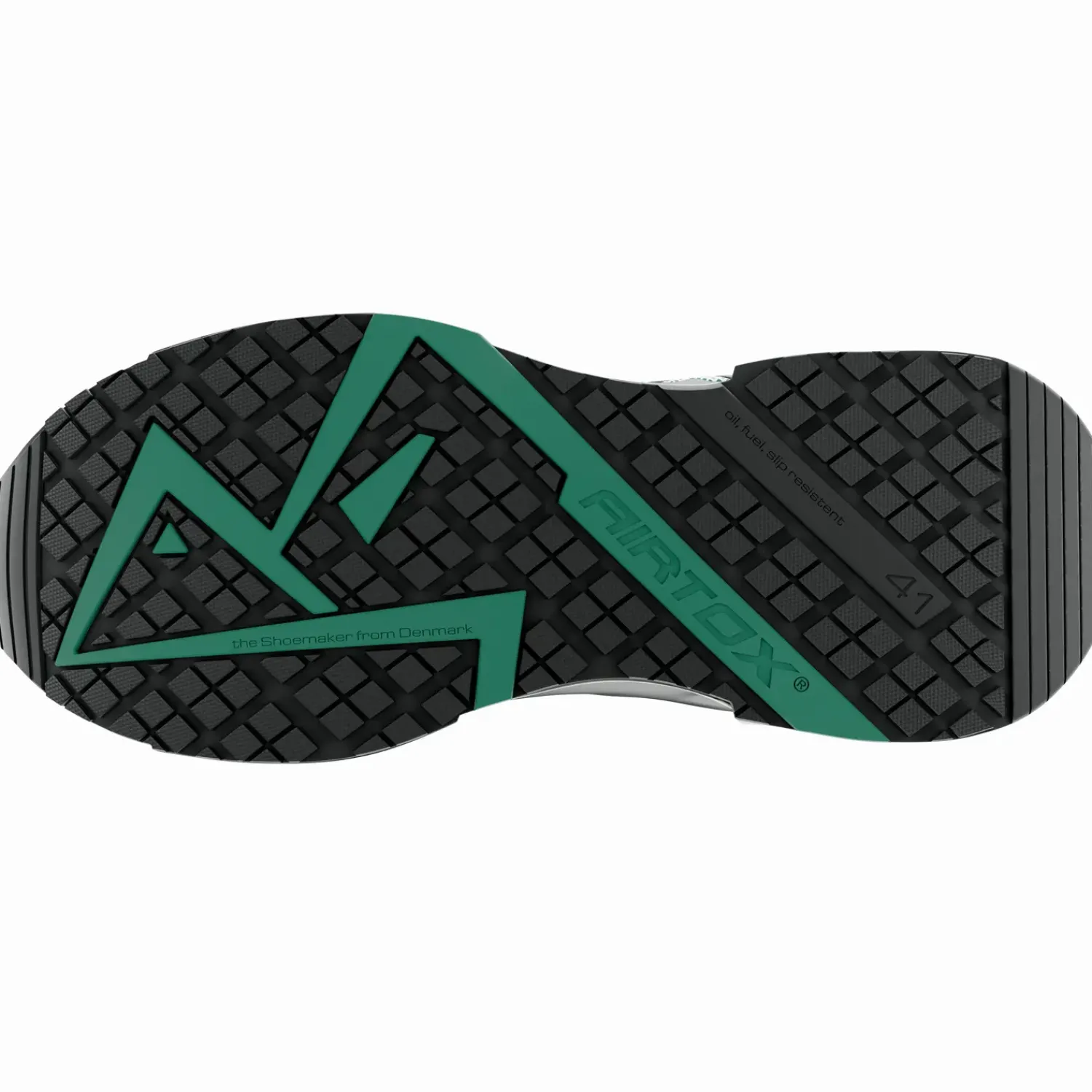 Clearance Airtox FL4 sikkerhedssko sort/militærgrønt str. 45