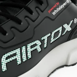 Clearance Airtox FL4 sikkerhedssko sort/militærgrønt str. 45