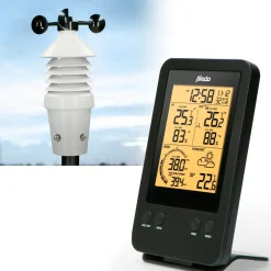 Alecto Vejrstationer Og Termometre^WS-3400 professionel vejrststion med tråløs sensor sort