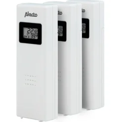 Alecto Vejrstationer Og Termometre^WS-1330 vejrstation med 3 sensorer hvid