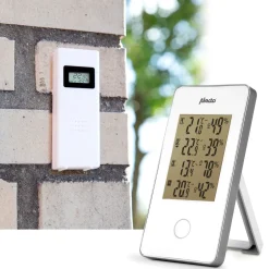 Alecto Vejrstationer Og Termometre^WS-1330 vejrstation med 3 sensorer hvid