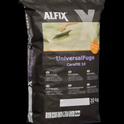 Fliseklæb Og Flisefuge^Alfix CeraFill 10 Colour 20 kg antracitgrå