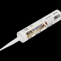 Fugemasse^Alfix M-Silicon 300 ml sortgrå