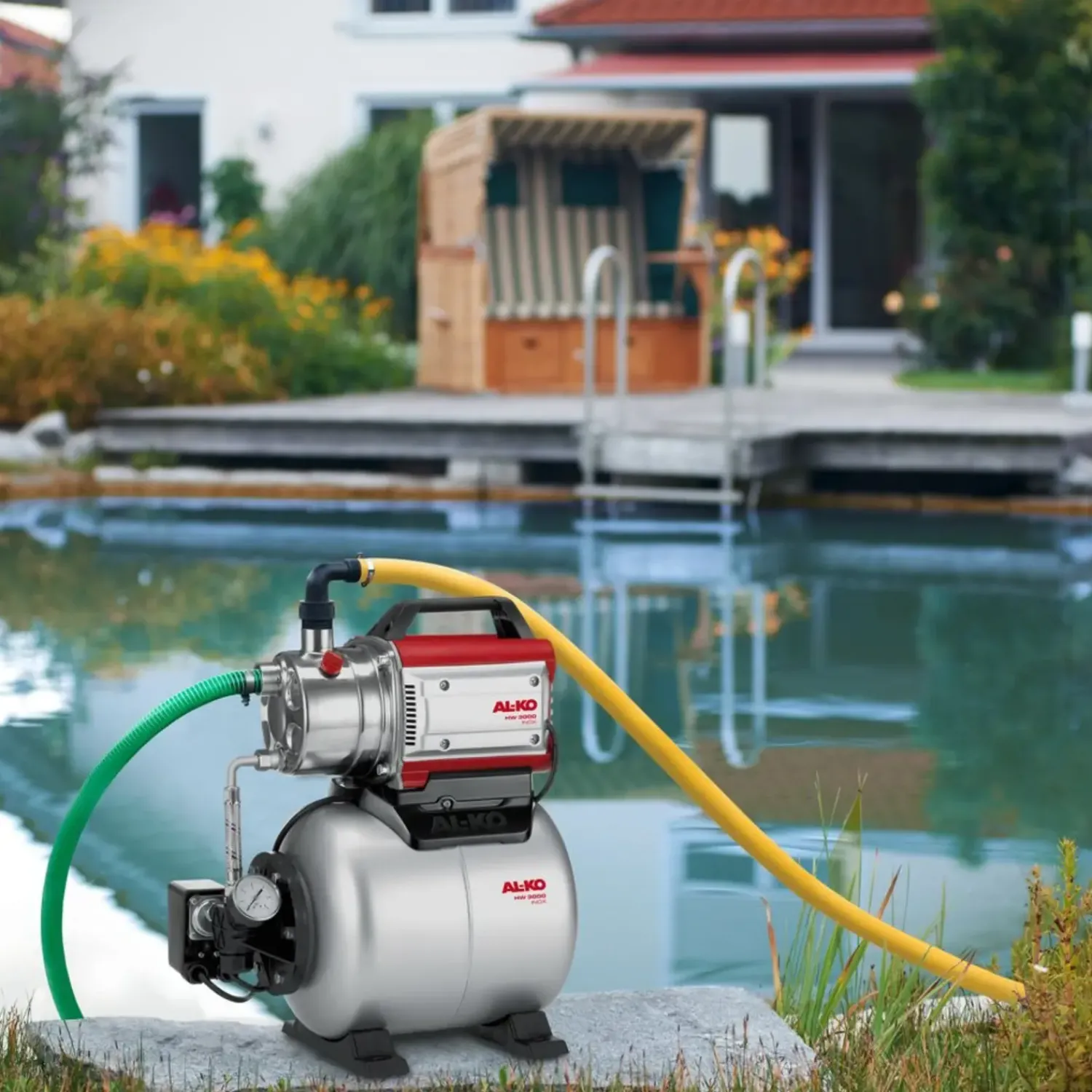 AL-KO Dykpumper^HW 3000 INOX Classic husvandværk 650W