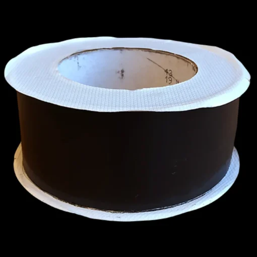 Alpha Tilbehør Til Tage Og Tagrender^UV tape sort, 60 mm x 25 m