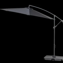 Parasoller, Hynder Og Tilbehør^Barcelona hængeparasol Ø3 m m/fod sort