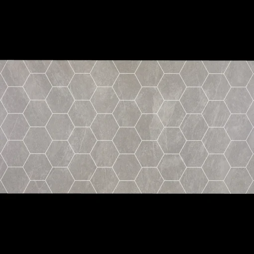Gulv- Og Vægfliser|Stænkplader^Berryalloc kitchenwall hexagon 2,2x600x1200 mm natur skifer