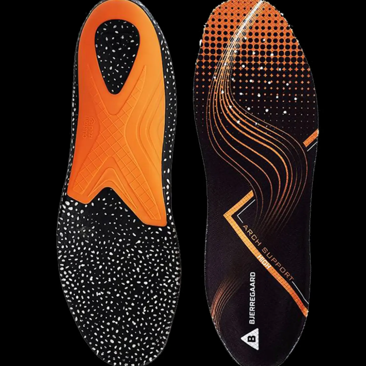 Skotilbehør^Bjerregaard orthopedic high indlægssål orange str. 40-41