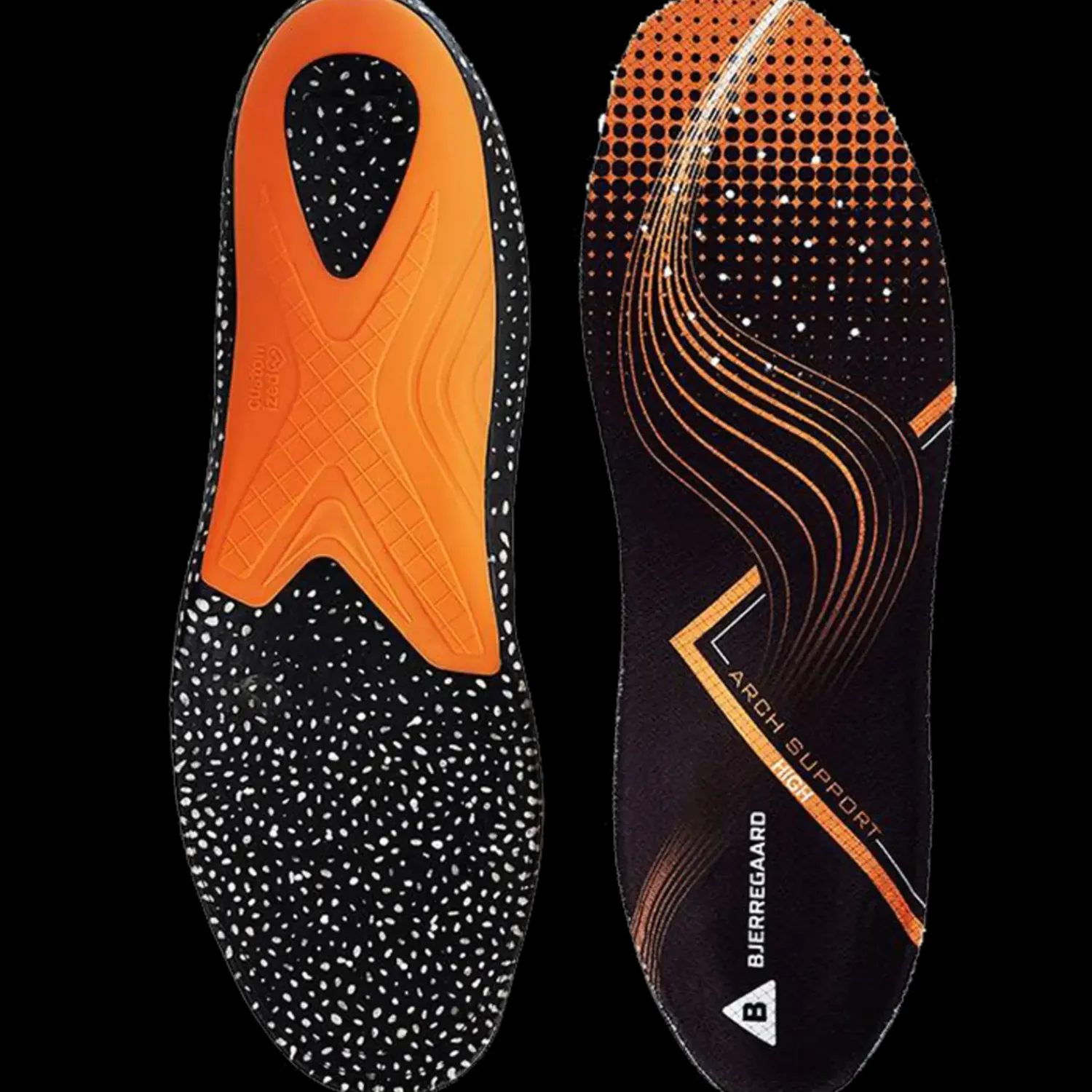 Skotilbehør^Bjerregaard orthopedic high indlægssål orange str. 40-41