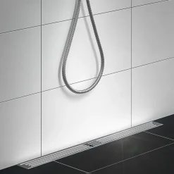 Blücher Afløb Og Rør^Art Deco baderumsrende rustfri 700 mm