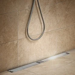 Blücher Afløb Og Rør^Art Deco baderumsrende rustfri 700 mm