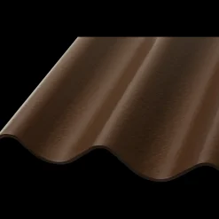 Bølgeplader^Bølgeplade B7 FK mokka 1100 x 570 mm