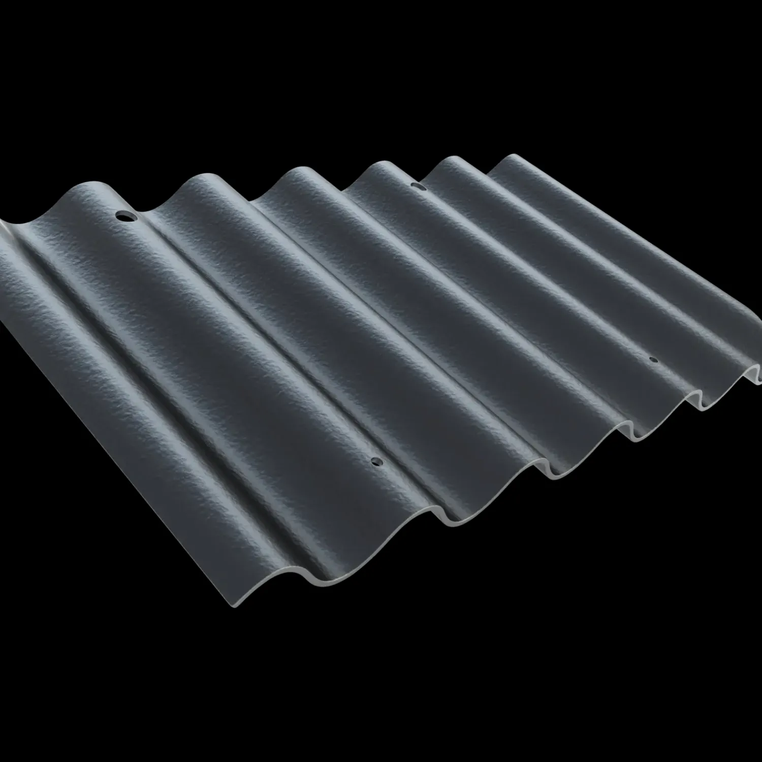 Discount Swisspearl Bølgeplade B7 sortblå 1100x570 mm