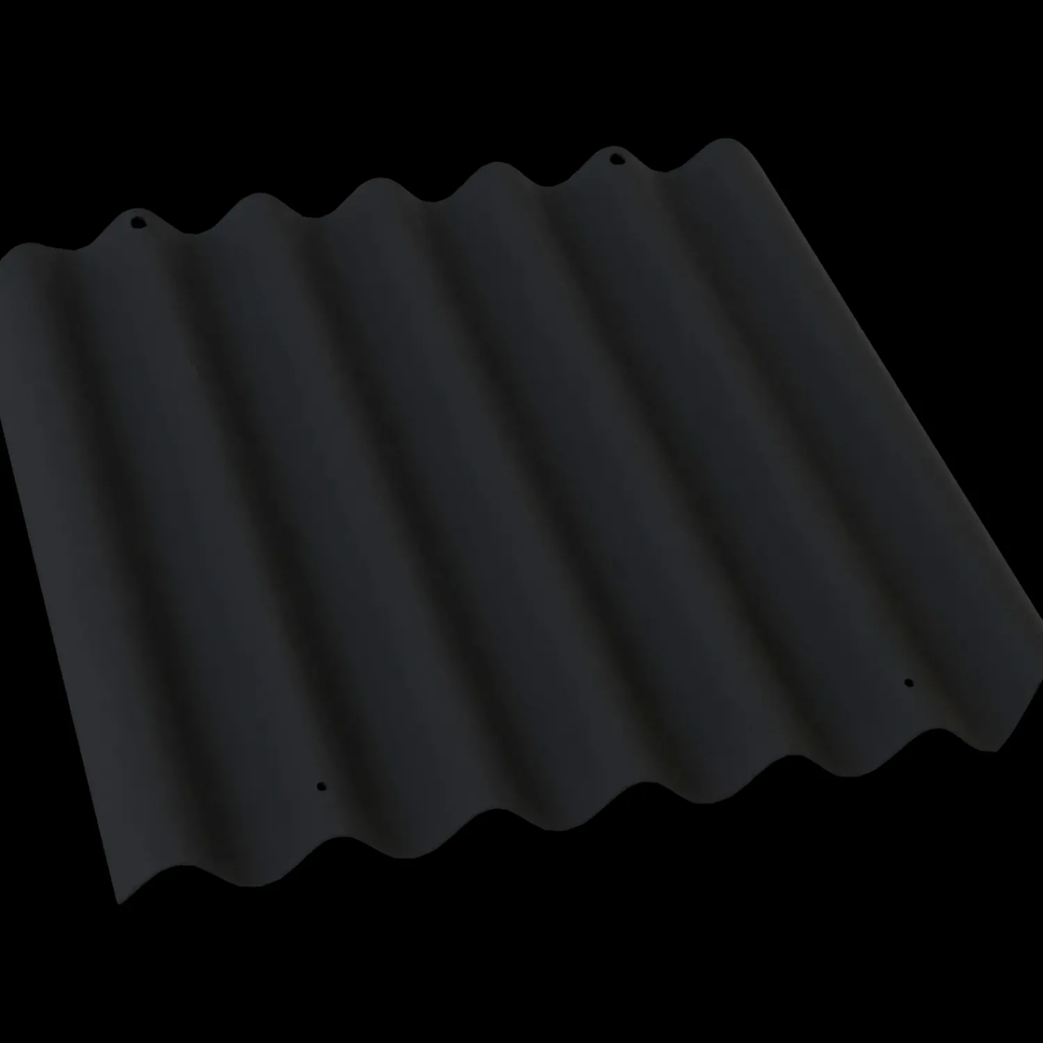 Swisspearl Bølgeplade B9-S Max sortblå 1167 x 1180 mm