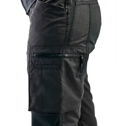 New Blåklæder dame service bukser med stretch sort str. C42