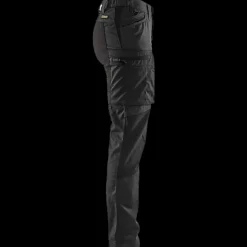 New Blåklæder dame service bukser med stretch sort str. C42