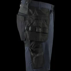 Best Blåklæder håndværker shorts 4-vejs stretch mørk marineblå/sort str. C62