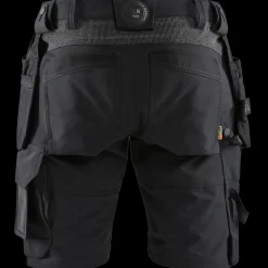 Best Blåklæder håndværker shorts 4-vejs stretch sort/mørk grå str. C56