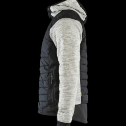 Outlet Blåklæder hybrid jakke gråmeleret/sort str. 2XL