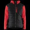 Online Blåklæder hybrid jakke rød/sort str. M
