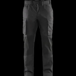 Hot Blåklæder service bukser med stretch mørk grå/sort str. D88
