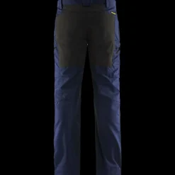 Blåklæder Arbejdsbukser^service bukser med stretch marineblå/sort str. D96