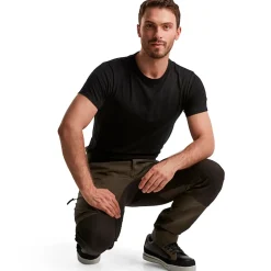 Discount Blåklæder service bukser med stretch olivengrøn/sort str. C56