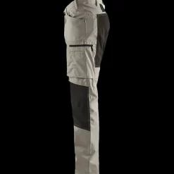 Discount Blåklæder service bukser med stretch sand/sort str. D96