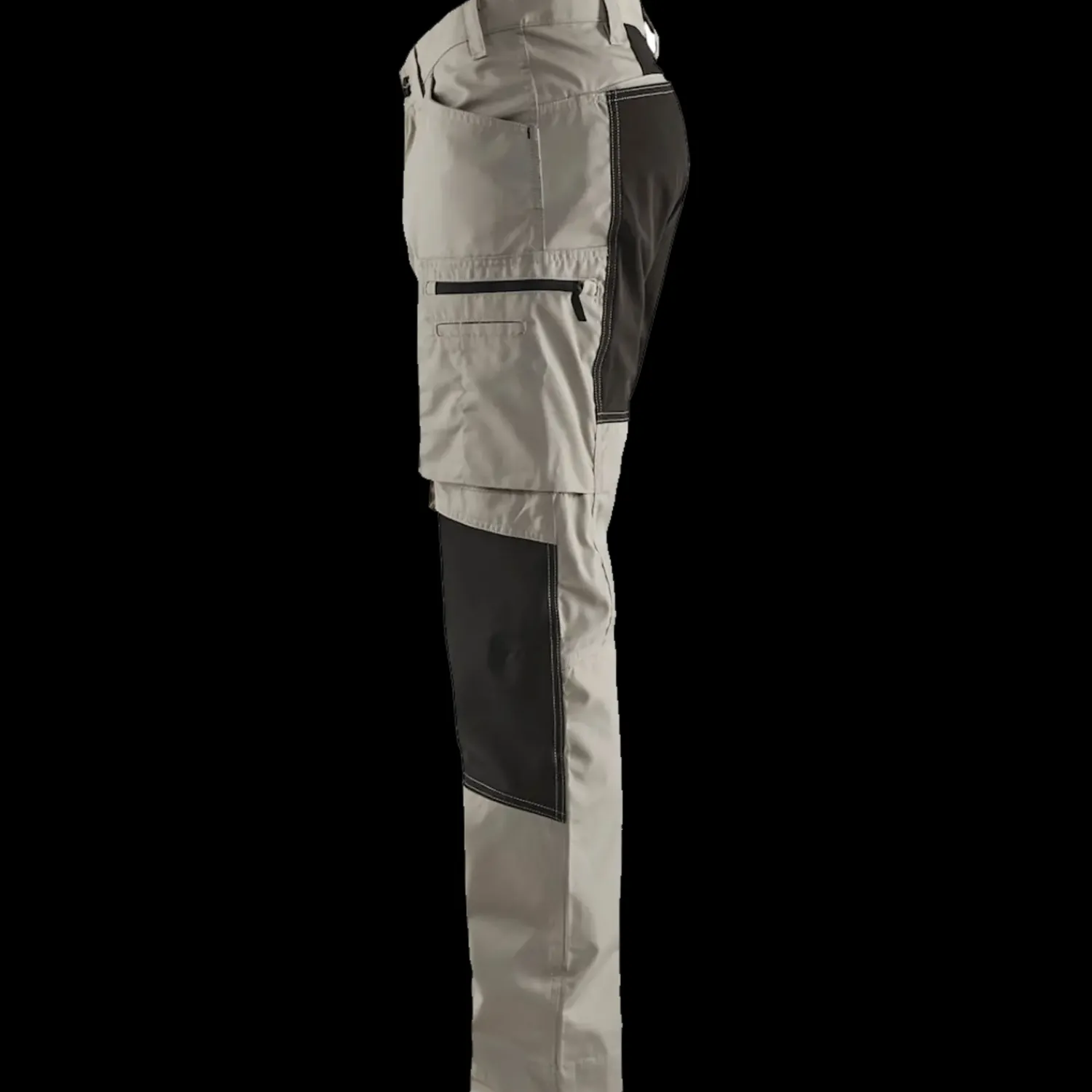 Discount Blåklæder service bukser med stretch sand/sort str. D96