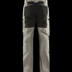 Discount Blåklæder service bukser med stretch sand/sort str. D96