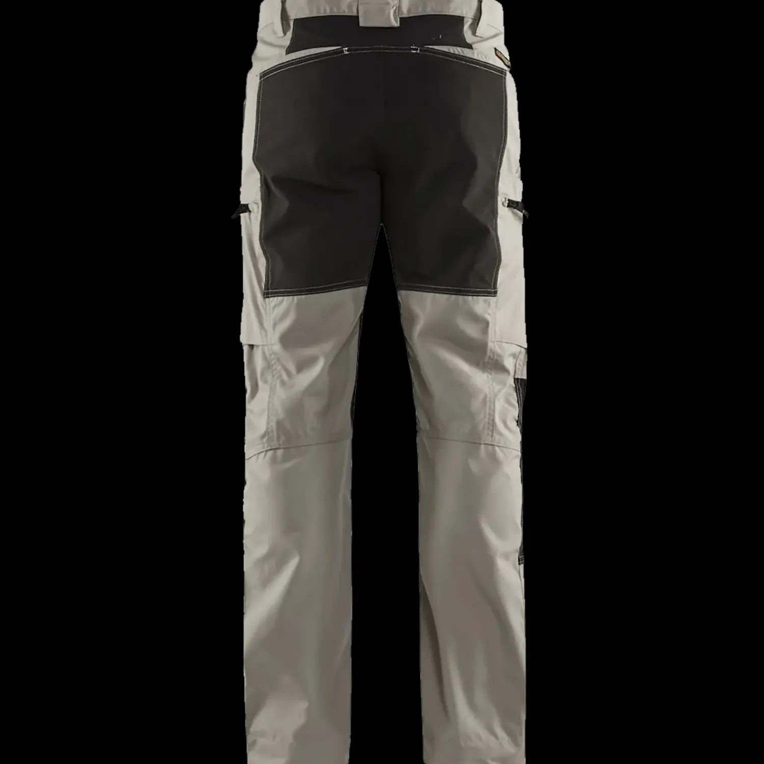 Discount Blåklæder service bukser med stretch sand/sort str. D96