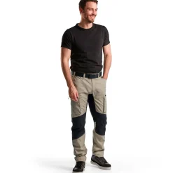 Discount Blåklæder service bukser med stretch sand/sort str. D96