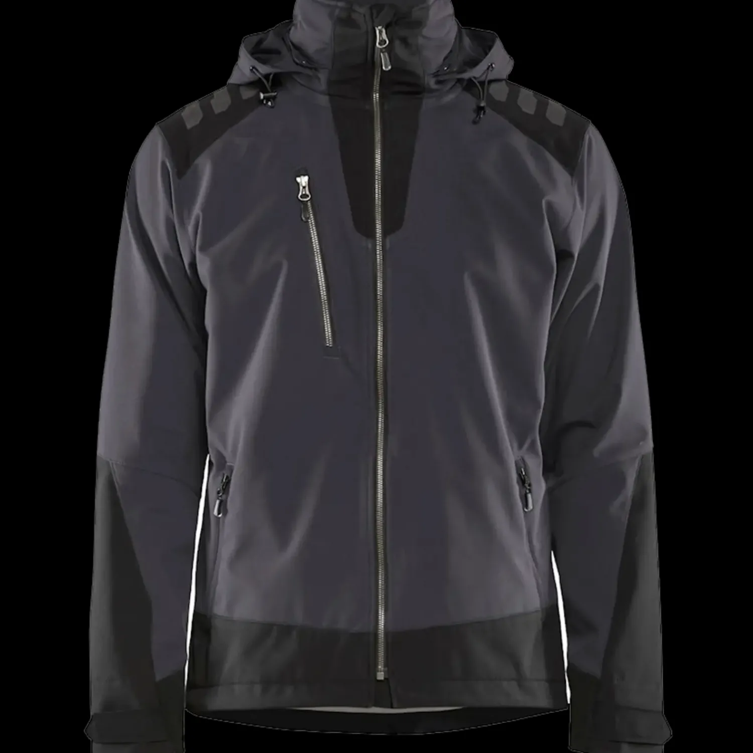 Best Blåklæder softshell jakke mørk grå/sort str. 2XL