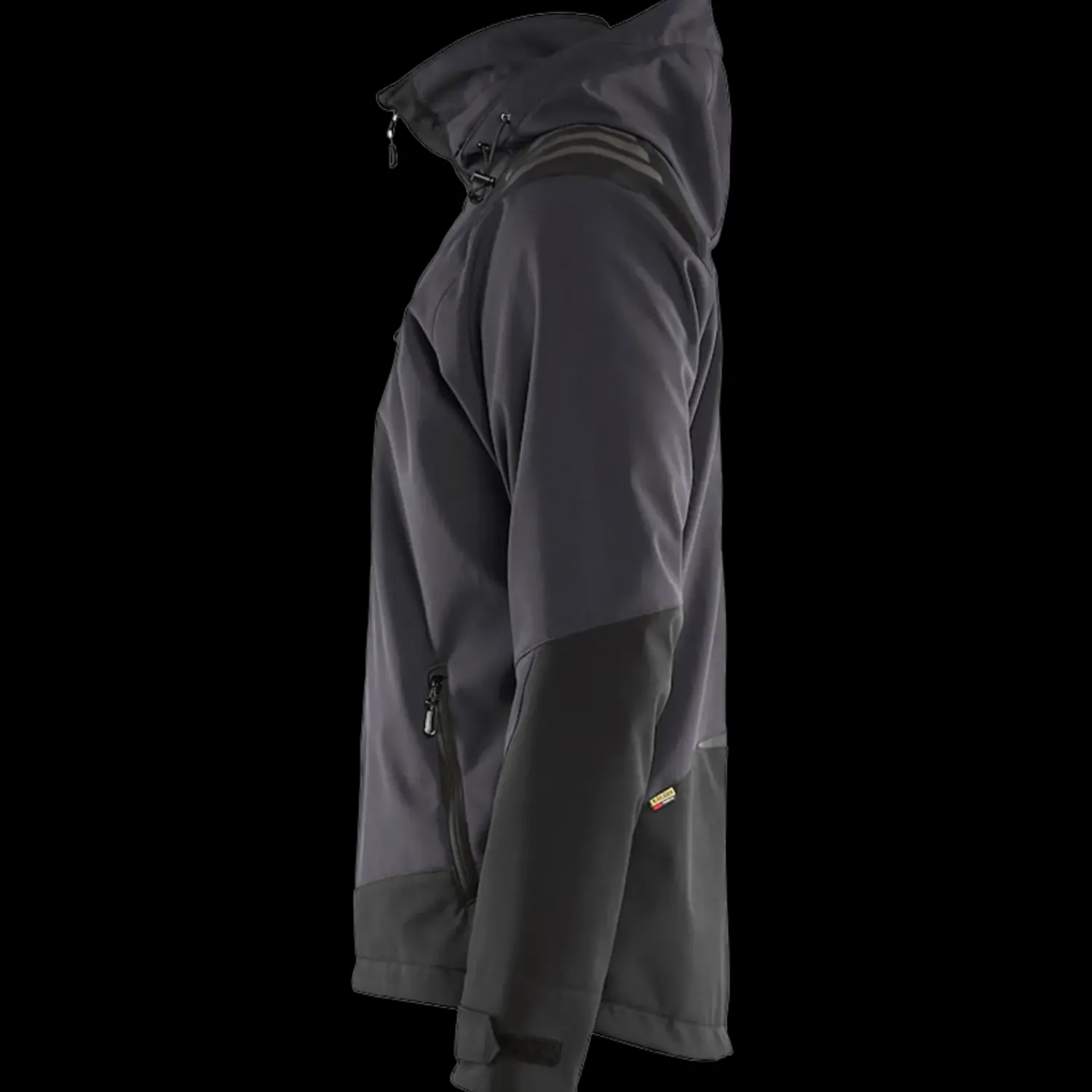 Best Blåklæder softshell jakke mørk grå/sort str. 2XL