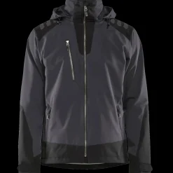 Best Blåklæder softshell jakke mørk grå/sort str. 2XL