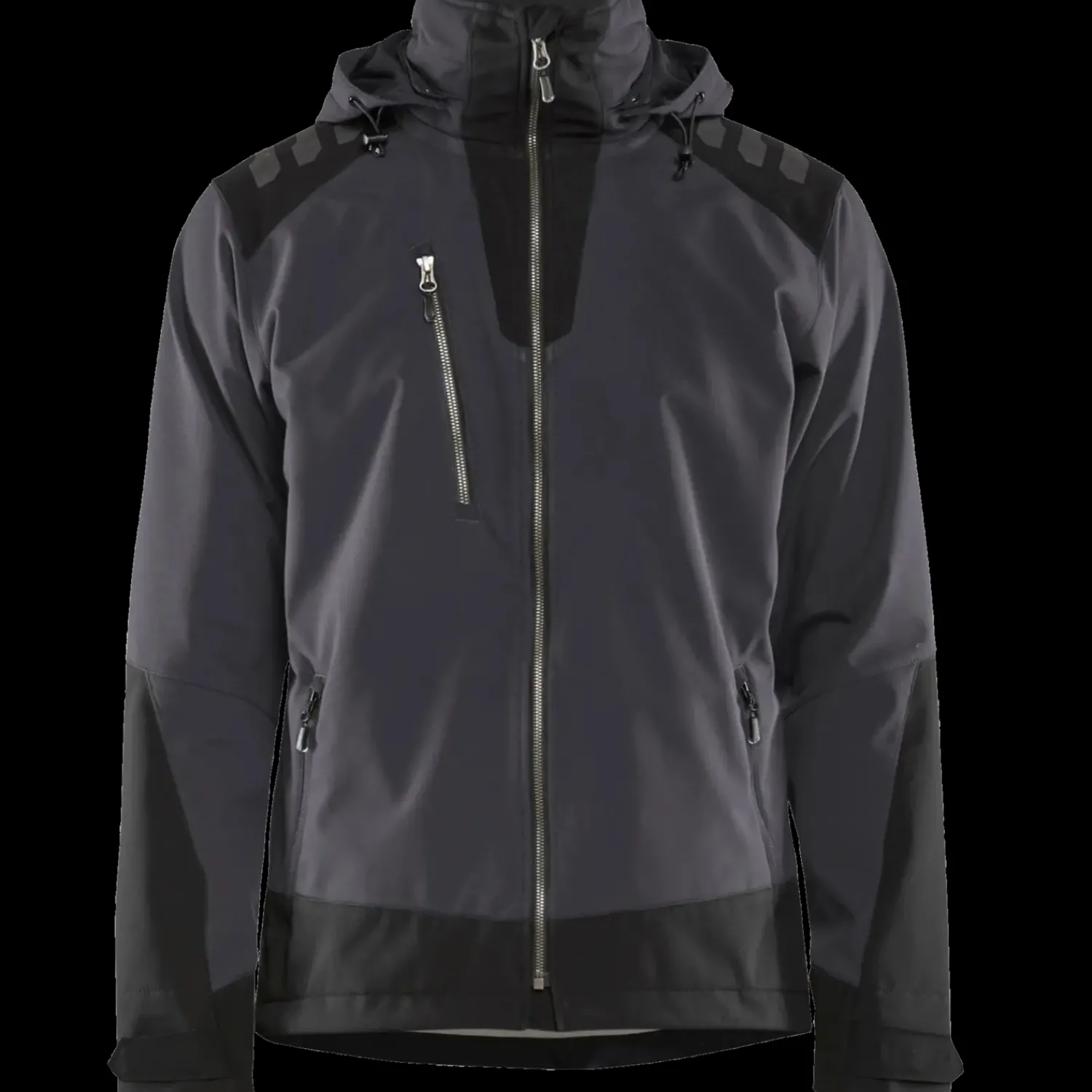 Best Blåklæder softshell jakke mørk grå/sort str. 2XL