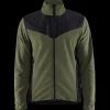 Sale Blåklæder strikket softshell jakke efterårsgrøn/sort str.M