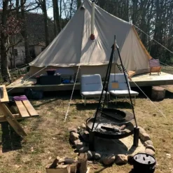 Bon-fire basis bålsæt med BBQ-pande