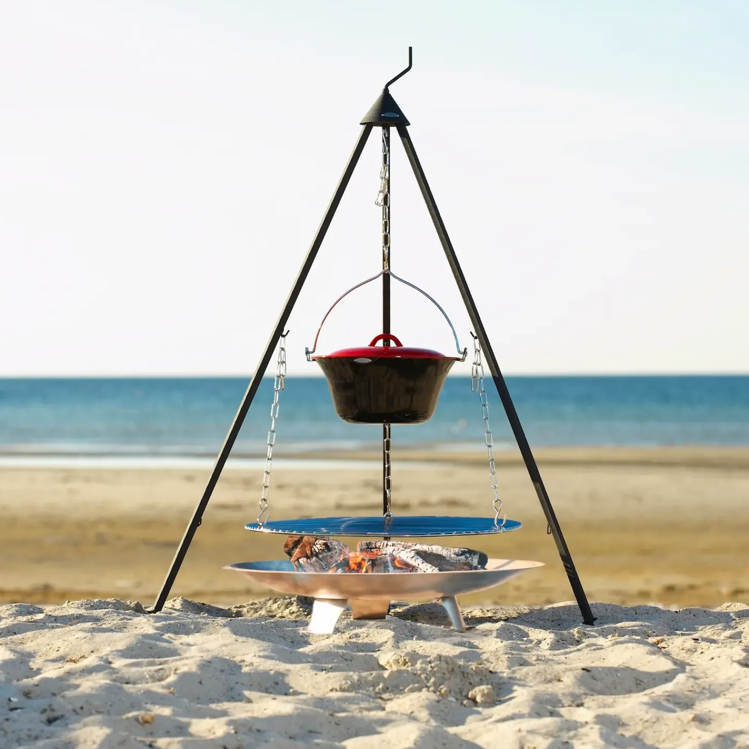 Best Bon-fire basis bålsæt med bålfad og gryde