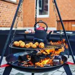 Bon-fire Bålsteder^grillrist, forniklet, 60 cm