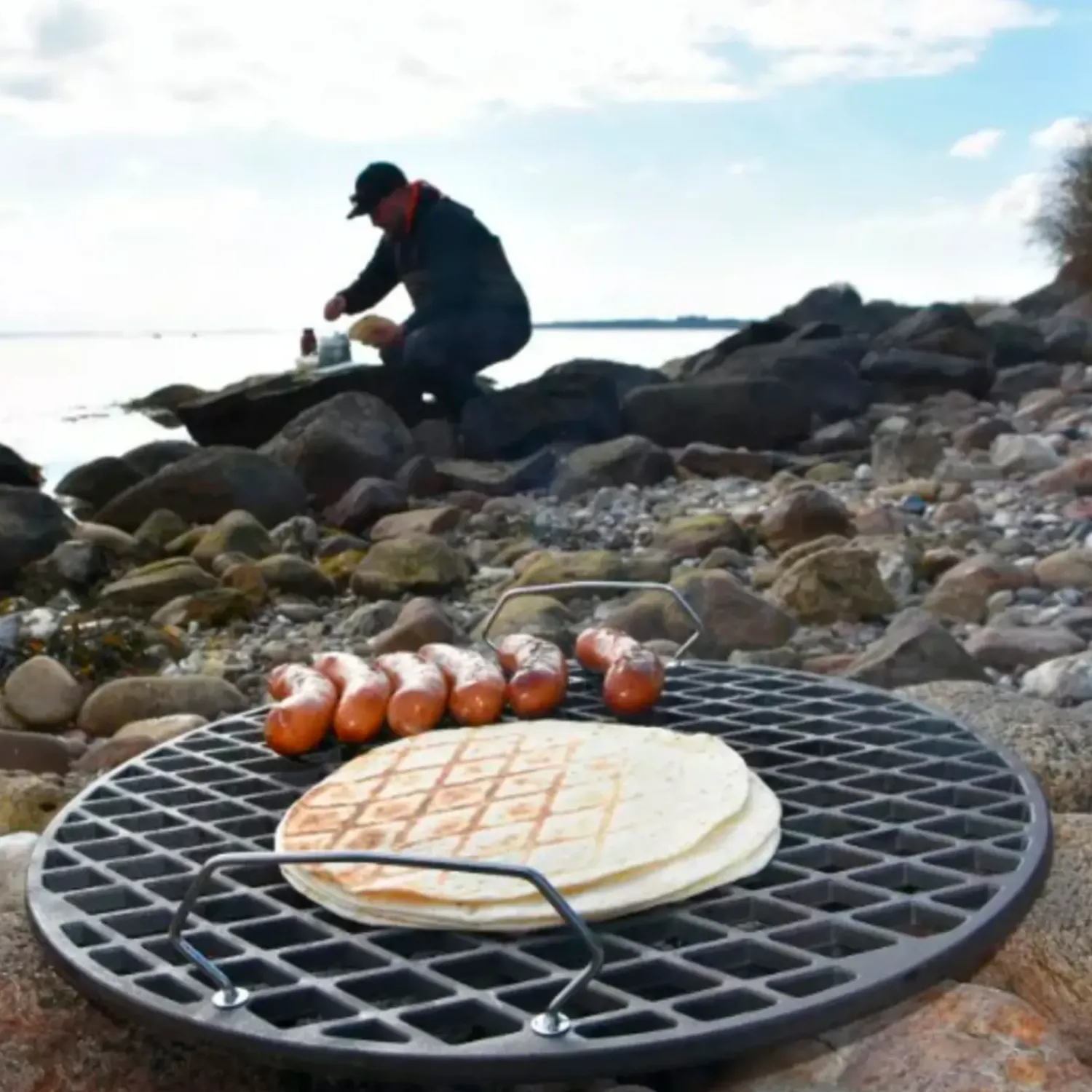 Bon-fire Bålsteder^gryde 6 l, sort emalje